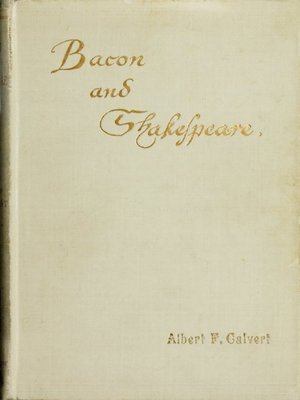cover image of Bacon and Shakespeare